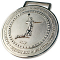 Medalhas de medalhas personalizadas de preços por atacado Medalha de premiação de ginástica de ginástica de ginástica de ginástica em branco com fita com fita